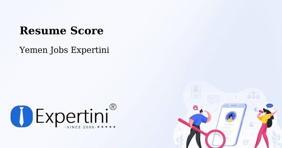 Resume Score & Job Description Match Tool – Ad Dis - Yemen Jobs Expertini
